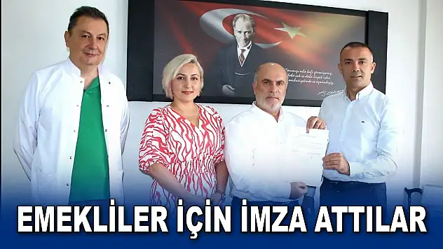 Emekliler için İmza Attılar