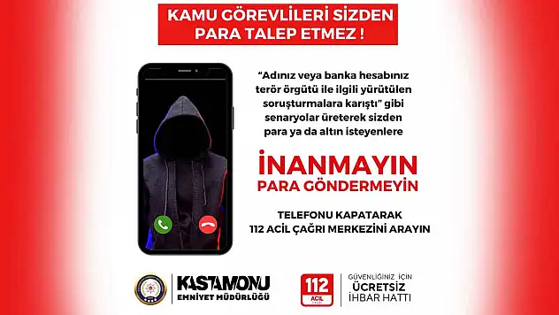 Emniyet Dolandırıcılara Karşı Uyardı