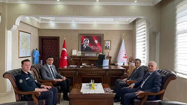 Emniyet Heyetinden Kaymakam Karaselvi'ye Ziyaret
