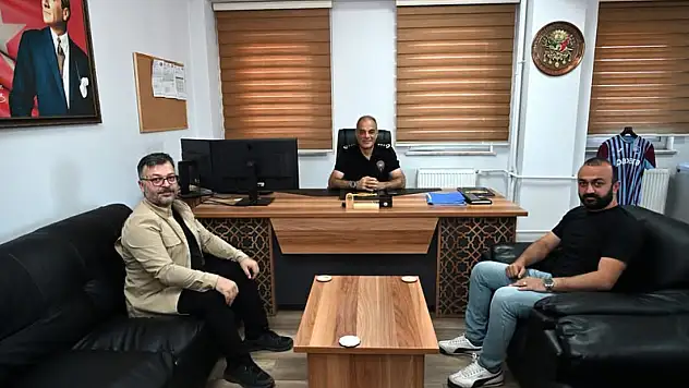 Emniyet Müdürü Tamer Taş'tan KOM Şube Müdürlüğüne Ziyaret