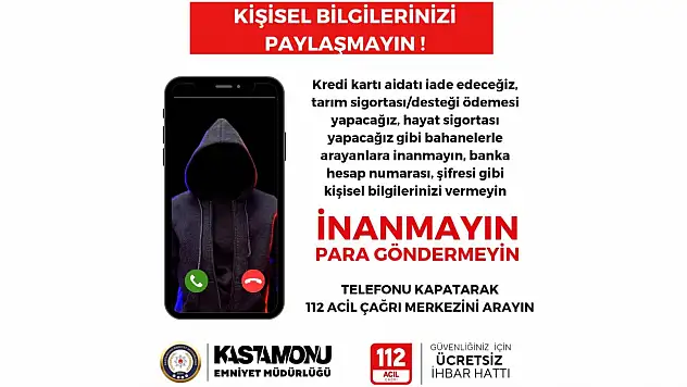 Emniyet'ten Bir Uyarı Daha