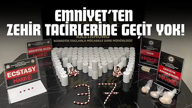 Emniyet'ten Zehir Tacirlerine Geçit Yok!