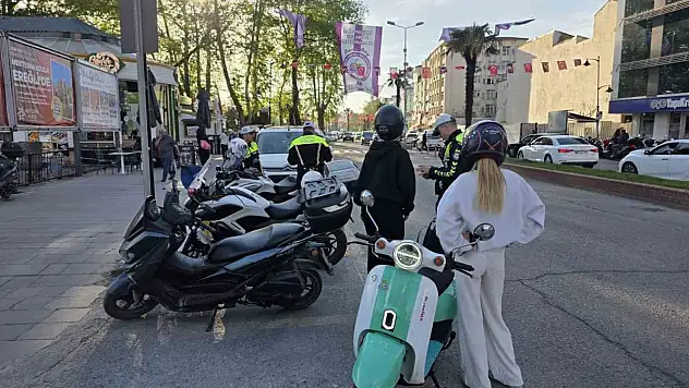 Ereğli'de Motosiklet Denetimi