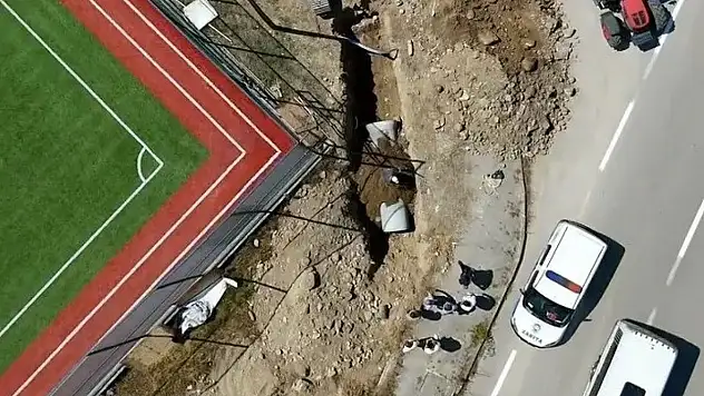 Erfelek'te su baskınlarına kalıcı çözüm için ilk kazma vuruldu
