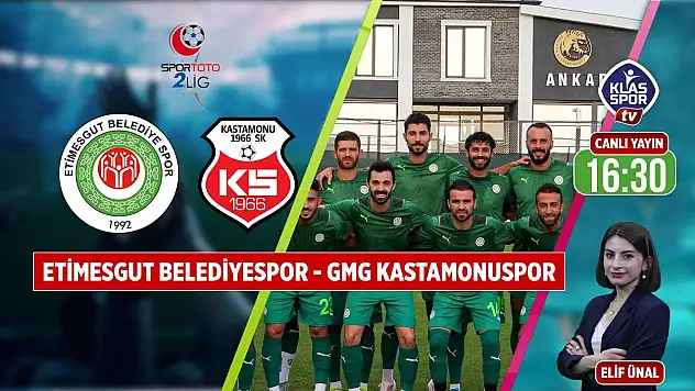 Etimesgut-GMG Kastamonuspor maçı hangi kanalda?