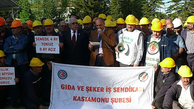 Fabrikayı zora sokmayacak eylem başladı
