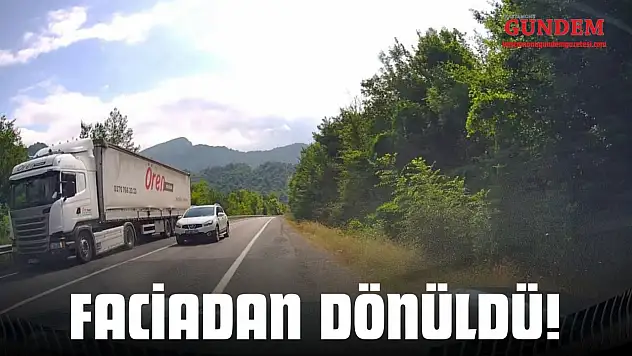 Faciadan Dönüldü! O Anlar Araç Kamerasına Yansıdı