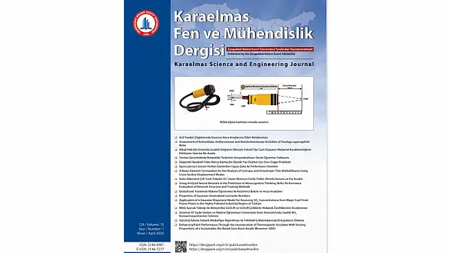 Fen Ve Mühendislik Dergisi'nin 2025 Yılı 1. Sayısı Yayımlandı