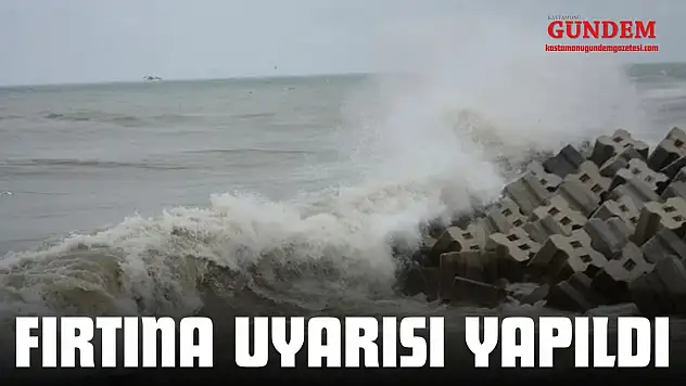 Fırtına Uyarısı Yapıldı