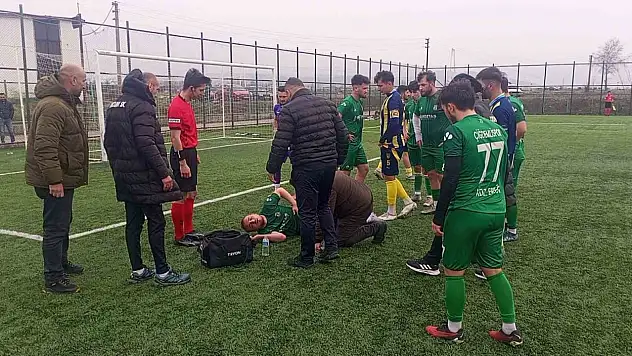 Futbolcu Nefessiz Kaldı