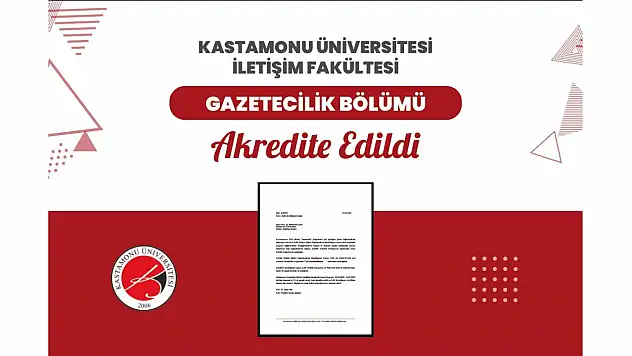 Gazetecilik Bölümü Akredite Edildi