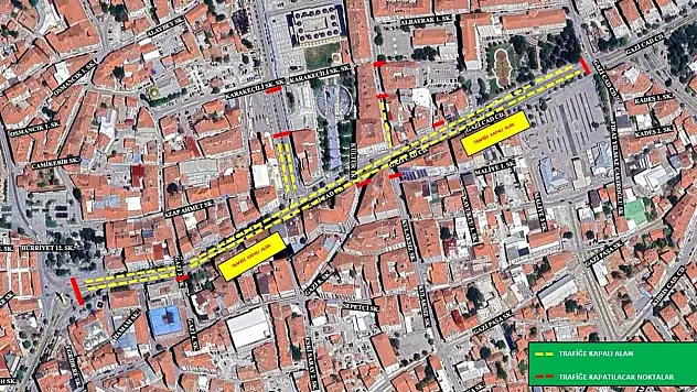 Gazi Caddesi trafiğe kapatılacak