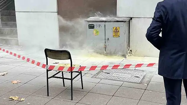 Gazipaşa Caddesi'ndeki Trafoda Yangın Paniği