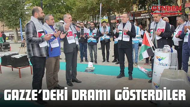 Gazze'deki Dramı Gösterdiler