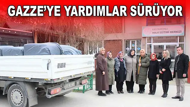 Gazze'ye Yardımlar Sürüyor