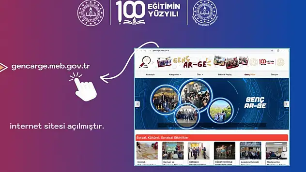 Genç Ar-Ge İnternet Sitesi Erişime Açıldı