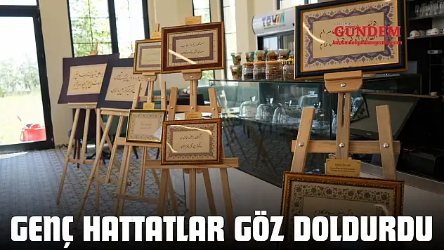 Genç Hattatlar Göz Doldurdu