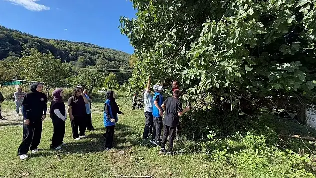 Gençlerin hasat heyecanı