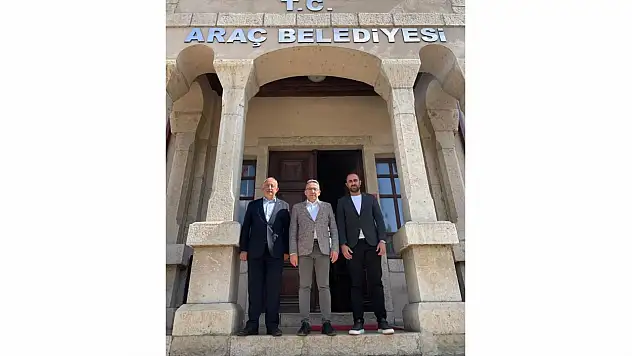 Gençlik ve Spor Müdürü Kuşcu'dan Araç Belediye Başkanı Yazkan'a Ziyaret