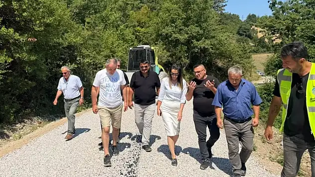 Gerze'de kırsal ulaşım çalışmaları