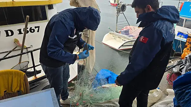Ginolu Balıkçı Barınağı'nda Balıkçılık Denetimi