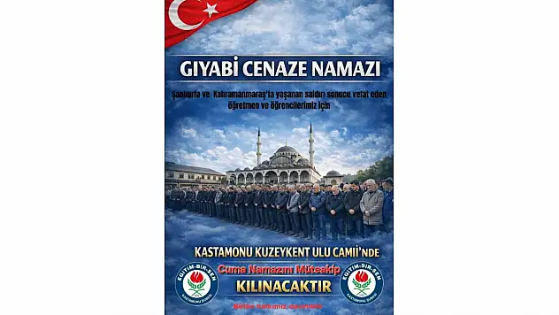 Gıyabi Cenaze Namazı Kılınacak