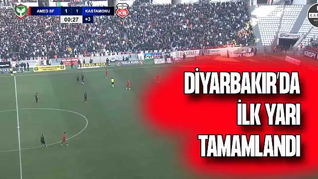 GMG Kastamonuspor, Amed Sportif Faaliyetler Karşısında İlk Yarıyı Beraberlikle Kapattı