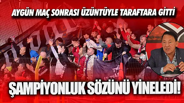 GMG Kastamonuspor Başkanı Aygün Taraftara Sözünü Yineledi!