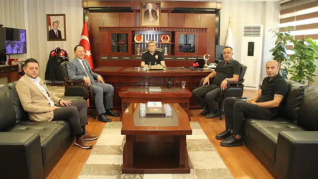 GMG Kastamonuspor'dan Emniyet Müdürü Ay'a Teşekkür Ziyareti