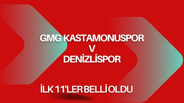 GMG Kastamonuspor-Denizlispor maçında kadrolar belli oldu