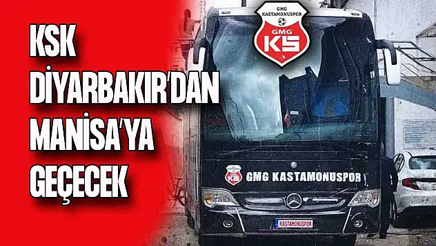 GMG Kastamonuspor, Diyarbakır'dan Manisa'ya Geçecek