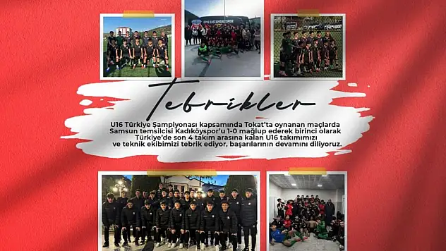 GMG Kastamonuspor U16 Türkiye'de İlk 4'te