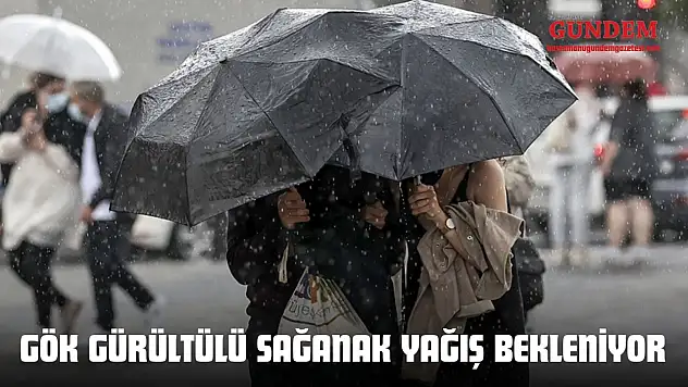 Gök Gürültülü Sağanak Yağış Bekleniyor!