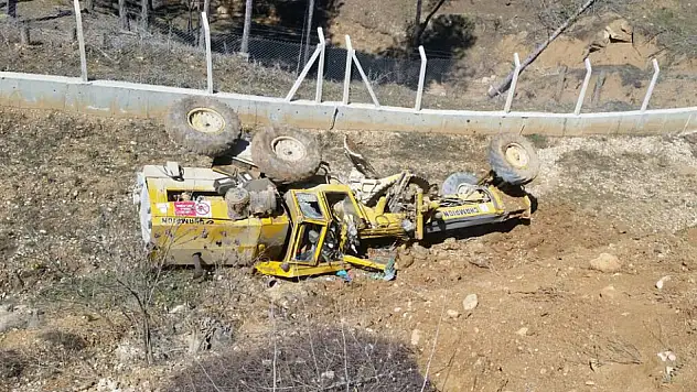 Greyderin altında kalan operatör hayatını kaybetti