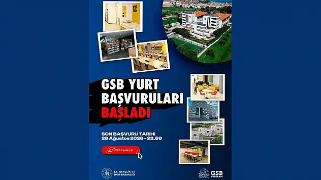 GSB Yurt Başvuruları Başladı