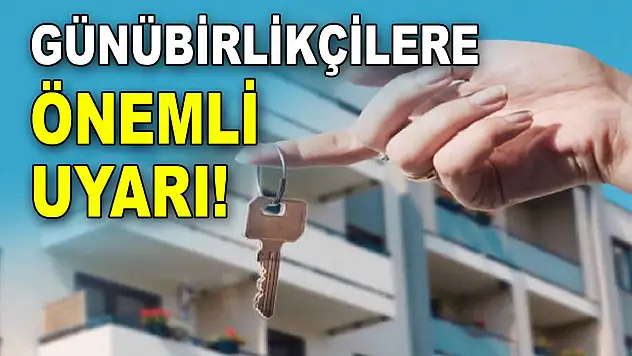 Günübirlikçilere Önemli Uyarı!