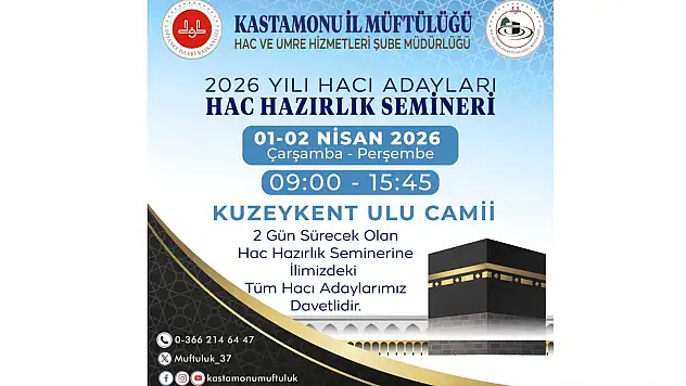 Hac Hazırlık Semineri Düzenleniyor