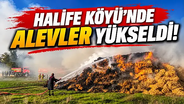 Halife Köyü'nde Alevler Yükseldi!