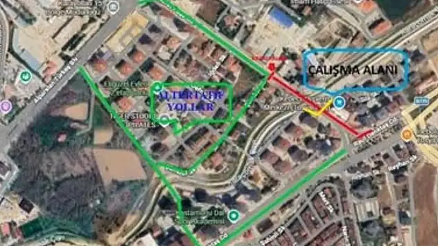 Halit Rıfat Paşa Caddesi İle Bağlantılı Kavşak Hafta Sonu Trafiğe Kapatılacak