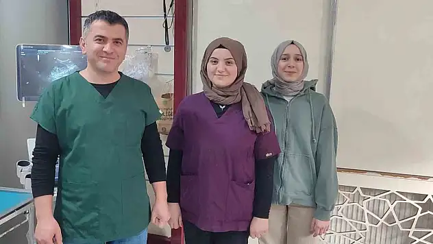 Hamile Koyun Dakikalarca Yavrusunun Kalp Atışını Dinledi