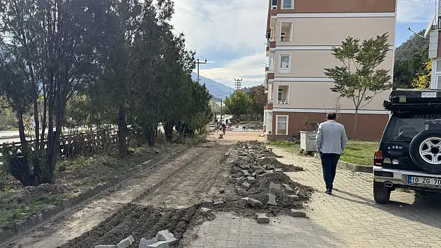 Hanönü'nde Parke Yenileme Çalışması