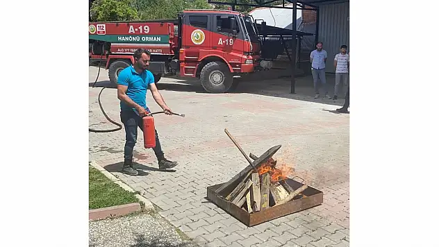 Hanönü Orman'da tatbikatlar yapıldı