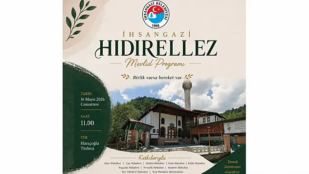 Haracoğlu Türbesi'nde Mevlid Programı Düzenlenecek