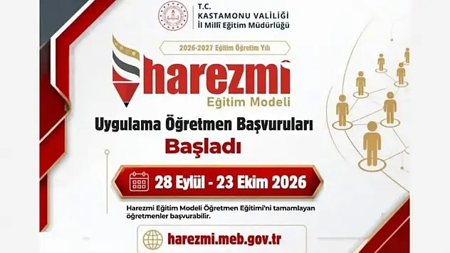 Harezmi Eğitim Modeli'nde Öğretmen Başvuruları Başladı