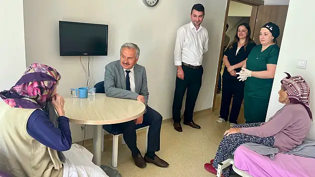 Harun Köksalan Huzurevini Ziyaret Etti