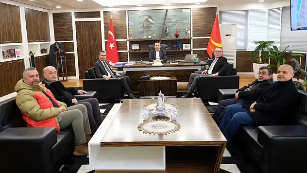 Hasan Baltacı Sendika Temsilcilerini Belediyede Ağırladı