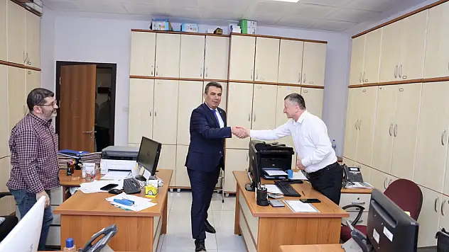 Hasan Gümüş Kurum Personeliyle Bayramlaştı