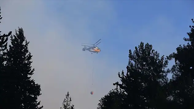 Hatay Dörtyol'da Çıkan Orman Yangınına Müdahale Sürüyor