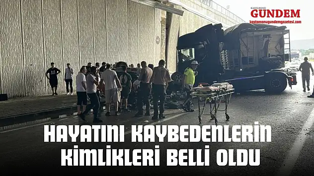 Hayatını Kaybedenlerin Kimlikleri Belli Oldu
