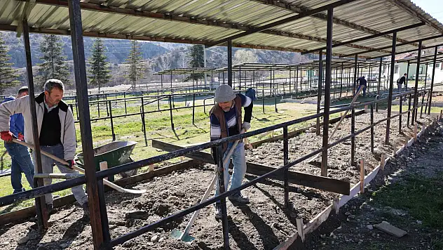 Hayvan Pazarında Çalışmalar Tamamlandı
